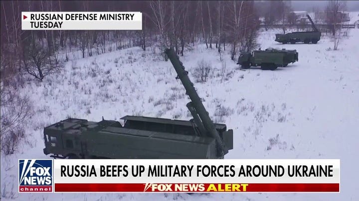 Russia shows 'every indication' of using 'military force' in Ukraine by mid-February: State Dept. | Fox News