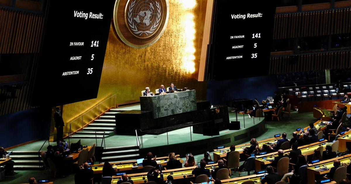 UN resolution against Ukraine invasion: Full text